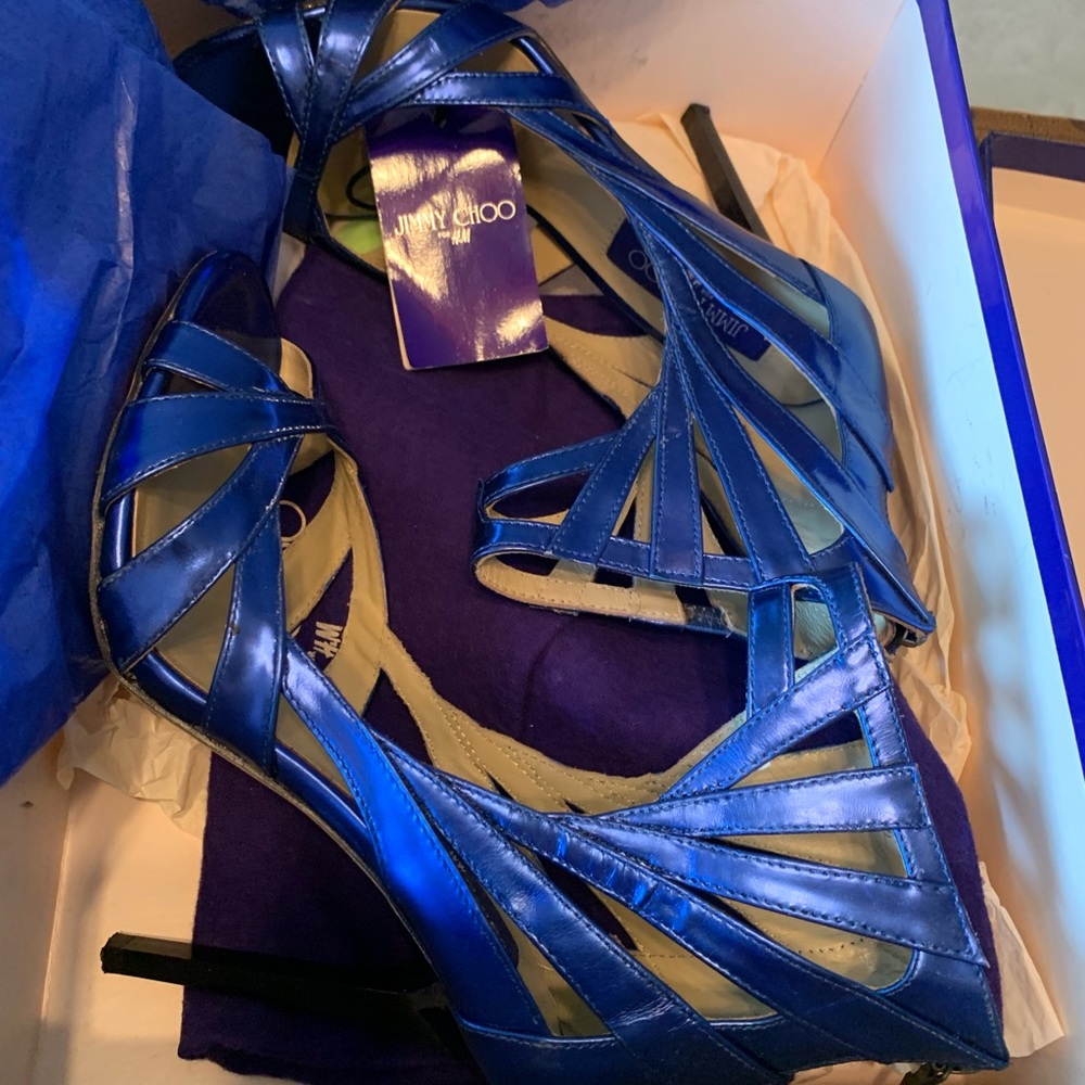 Jimmy choo heels. Good condition. Still loving them but I have too many heels